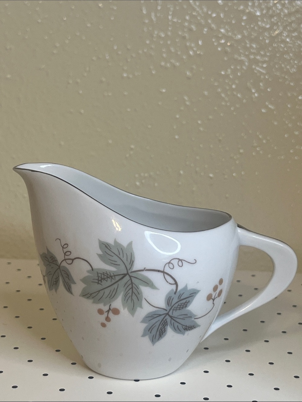 Vintage Sango Fine China Creamer- Claire Pattern- MCM Japan